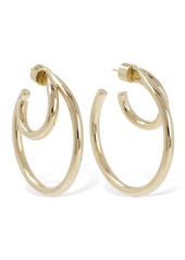 Jennifer Fisher Large Double Lilly Hoop Earrings