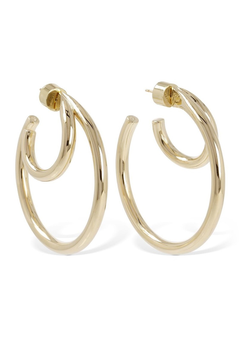 Jennifer Fisher Large Double Lilly Hoop Earrings