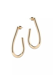 Jennifer Fisher Lilly 10K-Gold-Plated Baby Teardrop Hoop Earrings
