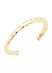 Jennifer Fisher Maeve Petite Hammered 10K Gold-Plated Bracelet Cuff