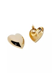 Jennifer Fisher Puffy Heart 10K-Gold-Plated Stud Earrings