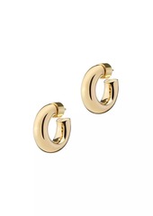 Jennifer Fisher Samira 10K Gold-Plated Micro Huggie Earrings