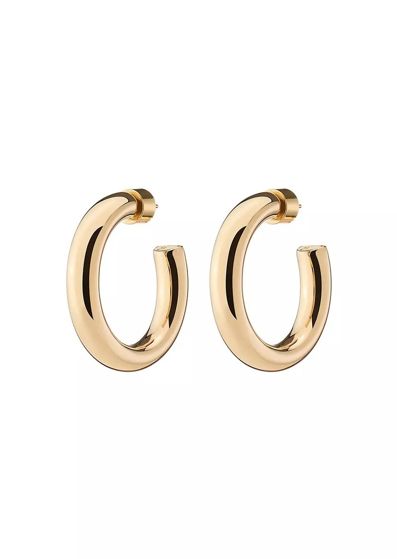 Jennifer Fisher Samira 10K-Gold-Plated Mini Hoop Earrings