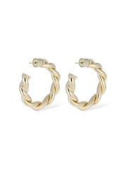 Jennifer Fisher Twisted Lilly Mini Hoop Earrings