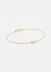 Jennifer Meyer Jewelry 18k Gold Inlay Short Bar Bracelet