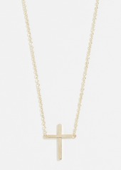 Jennifer Meyer Jewelry 18k Gold Thin Cross Necklace