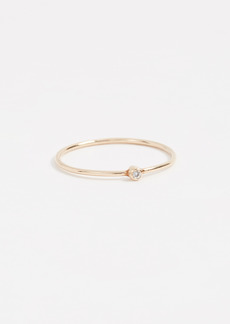 Jennifer Meyer Jewelry 18k Gold Thin Diamond Ring