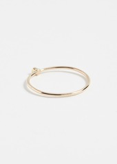 Jennifer Meyer Jewelry 18k Gold Thin Emerald Ring
