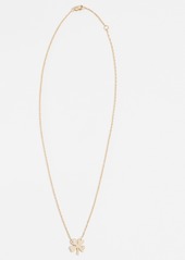 Jennifer Zeuner Jewelry Clover Necklace with Diamond