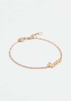 Jennifer Zeuner Jewelry Cursive LOVE Bracelet