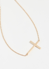 Jennifer Zeuner Jewelry Horizontal Cross Necklace