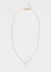 Jennifer Zeuner Jewelry Mini Hamsa Diamond Necklace