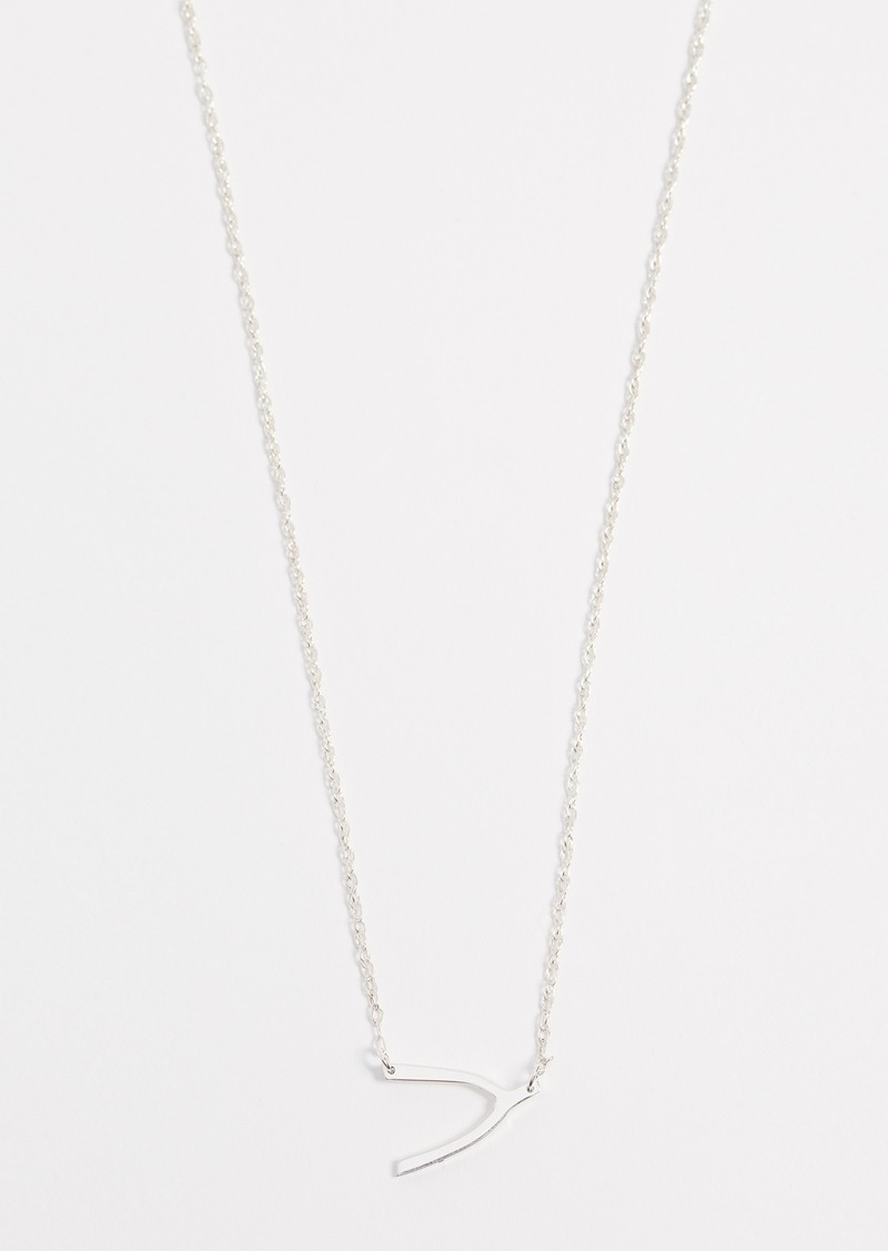 jennifer zeuner wishbone necklace