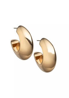 Jennifer Zeuner Jewelry Seema 14K-Gold-Plated Hoop Earrings