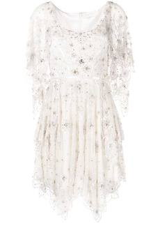 Jenny Packham crystal-embellished tulle dress