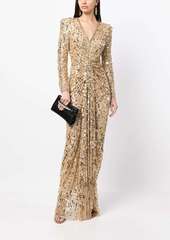 Jenny Packham Gazelle sequin-embellished gown