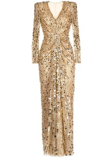 Jenny Packham Gazelle sequin-embellished gown