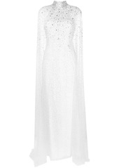 Jenny Packham Ingrid crystal-embellished gown dress