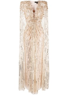 Jenny Packham Lotus Lady sequin-embellished gown