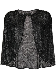 Jenny Packham Mimis sequin-embellished cape