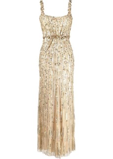 Jenny Packham Bright Gem sequin-embellished gown
