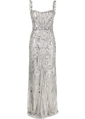 Jenny Packham Bright Gem sequin-embellished gown