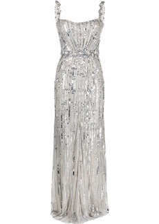 Jenny Packham sequin-embellished gown