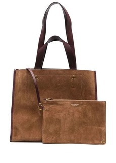 JEROME DREYFUSS medium Léon leather tote bag