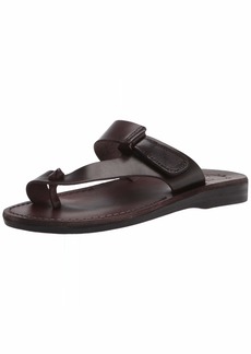Jerusalem Sandals Rafael - Leather Velcro Strap Sandal - Mens Sandals