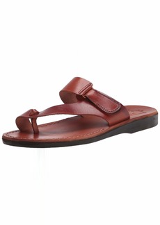 Jerusalem Sandals Rafael - Leather Velcro Strap Sandal -