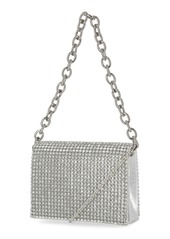 Jessica McClintock Crystal Embellished Shoulder Bag in Silver at Nordstrom Rack