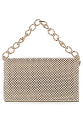 Jessica McClintock Damiana Beaded Metal Mesh Clutch in Silver at Nordstrom Rack