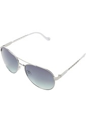 Jessica Simpson 59 mm Luxurious UV Protective Metal Aviator Sunglasses