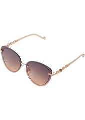 Jessica Simpson 63 mm Rimless UV Protective Cat-Eye Metal Bracelet Arm Sunglasses