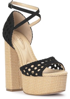 Jessica Simpson Aditi Womens Platform Open Toe Platform Heels