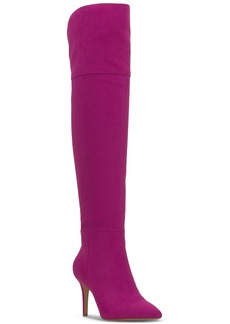 Jessica Simpson Adysen Womens Faux Suede Pointed Toe Over-The-Knee Boots