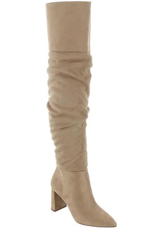 Jessica Simpson Alexiana Womens Pointed Floral Thigh-High Boots