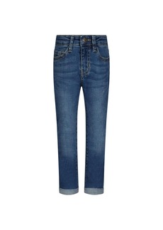 Jessica Simpson Big Girls Cuffed Mid-Rise Skinny Jeans - Medium Vintage Wash