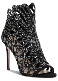 Jessica Simpson Jayley Womens Rhinestone Cut Out Booties