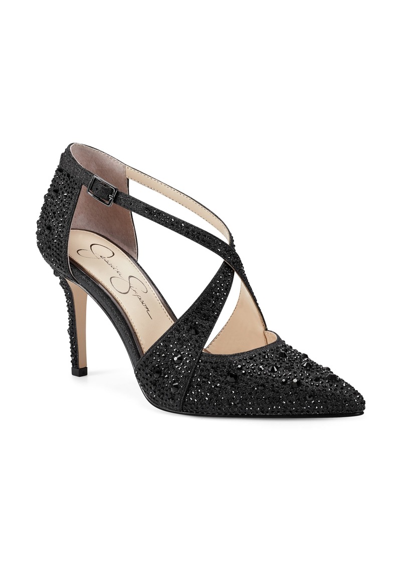 Jessica Simpson Accile Pointed Toe Pump in Black at Nordstrom Rack