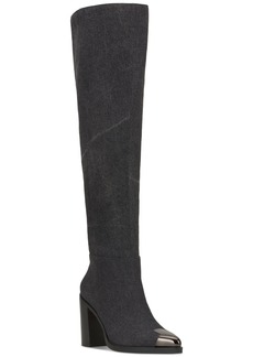 Jessica Simpson Bidemi Over-the-Knee Boots - Grey Wash Textile
