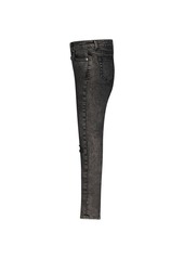 Jessica Simpson Big Girls Cuffed Mid-Rise Skinny Jeans - Black Wash