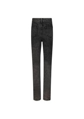 Jessica Simpson Big Girls Cuffed Mid-Rise Skinny Jeans - Black Wash