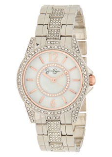 Jessica Simpson Crystal Bracelet Strap Watch