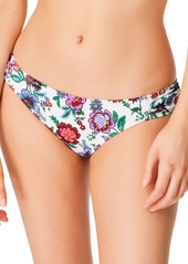 Jessica Simpson Forget Me Not Swim Bottoms - White Floral