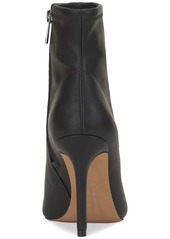 Jessica Simpson Grijalva Stiletto Ankle Booties - Malbec Faux Leather