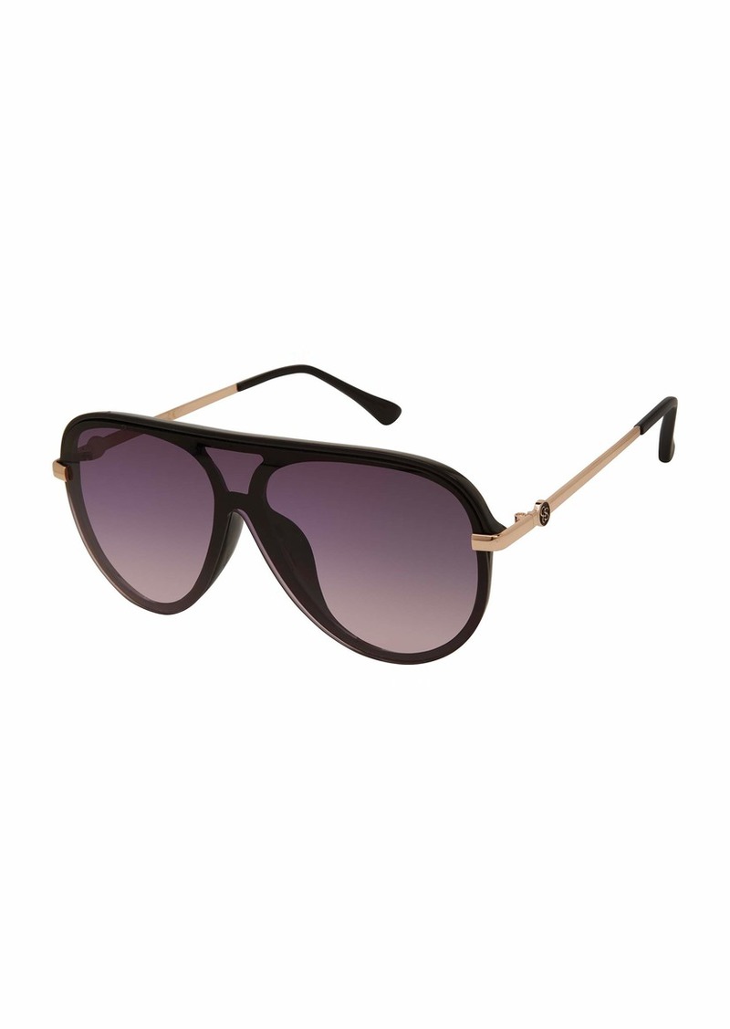 Jessica Simpson Jessica Simpson J5900 Aviator UV Protective Shield  Sunglasses, Wear All-Year, The Gift of Glam
