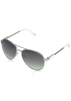 Jessica Simpson Women's J5999 Classy Metal Aviator Pilot Sunglasses with UV400 Protection - Glamorous Sunglasses for Women 59mm