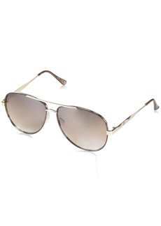 Jessica Simpson Women's J6096 Classic Metal Aviator Pilot Sunglasses with UV400 Protection - Glamorous Sunglasses for Women 62mm