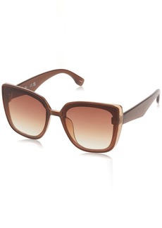 Jessica Simpson Women's J6129 Oversized Cat Eye Sunglasses with UV400 Protection - Glamorous Sunglasses for Women 60.5mm